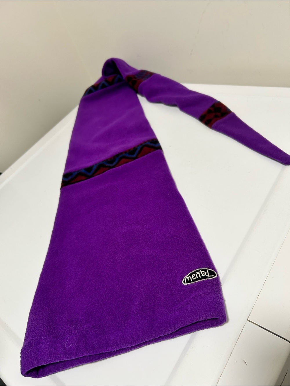 Vintage Y2K Mental Headgear Extra Long Stocking Ski Hat Purple